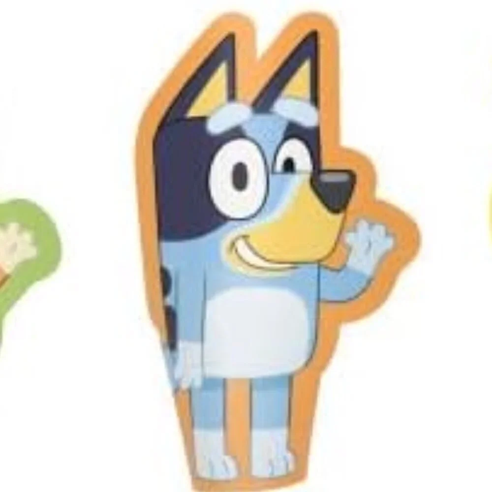 Bluey Paper Finger Puppets 16 ct. Total Party Favors / BRAND NEW